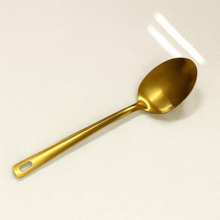 معالق سفرة ذهبي سادة